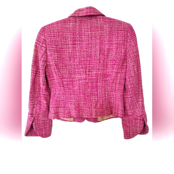 Classiques Entier Pink Tweed Blazer - Picture 2 of 4